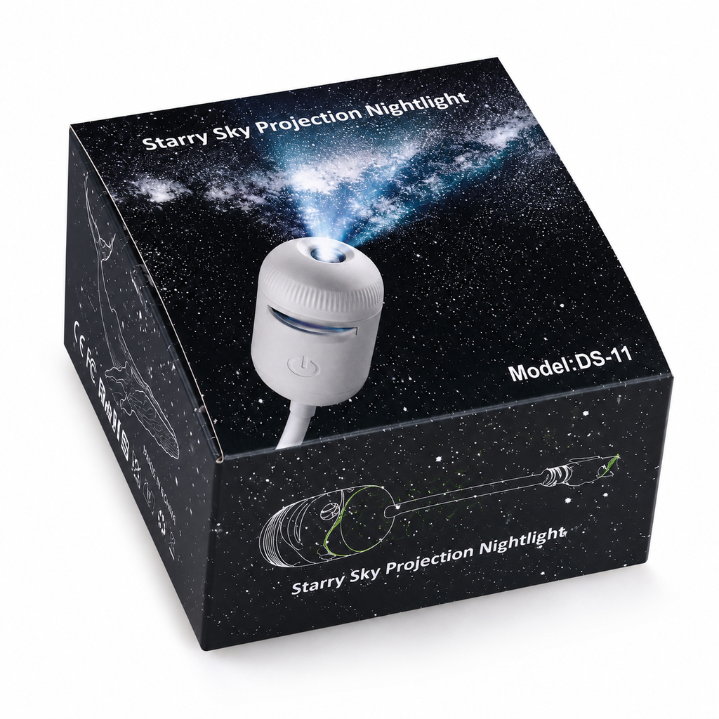 Mini Proyector Galaxia LED 2 en 1