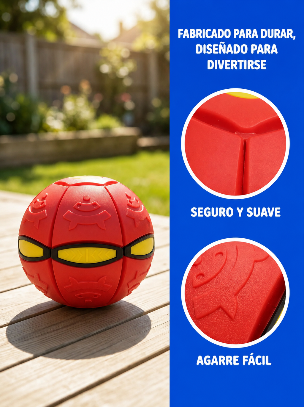 Pelota Voladora  – Juguete Mágico de Presión para Niños y Adultos
