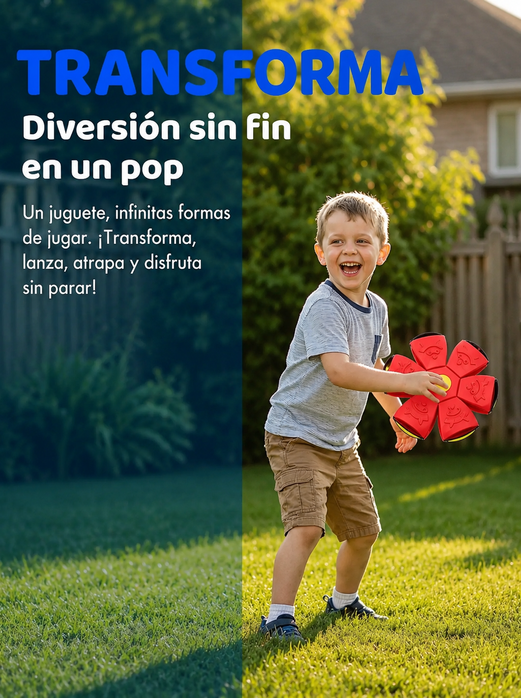 Pelota Voladora  – Juguete Mágico de Presión para Niños y Adultos