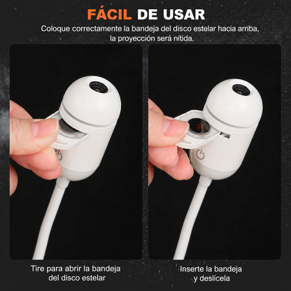 Mini Proyector Galaxia LED 2 en 1 (6 imágenes)