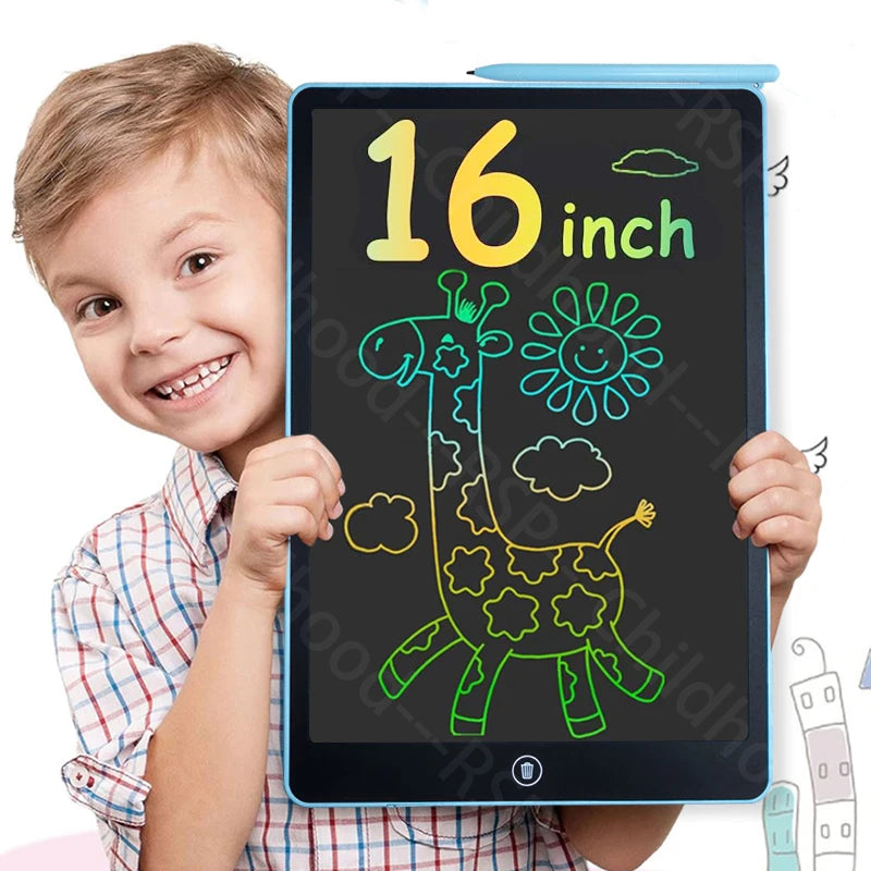 Tableta LCD multicolor de escritura de 16 pulgadas