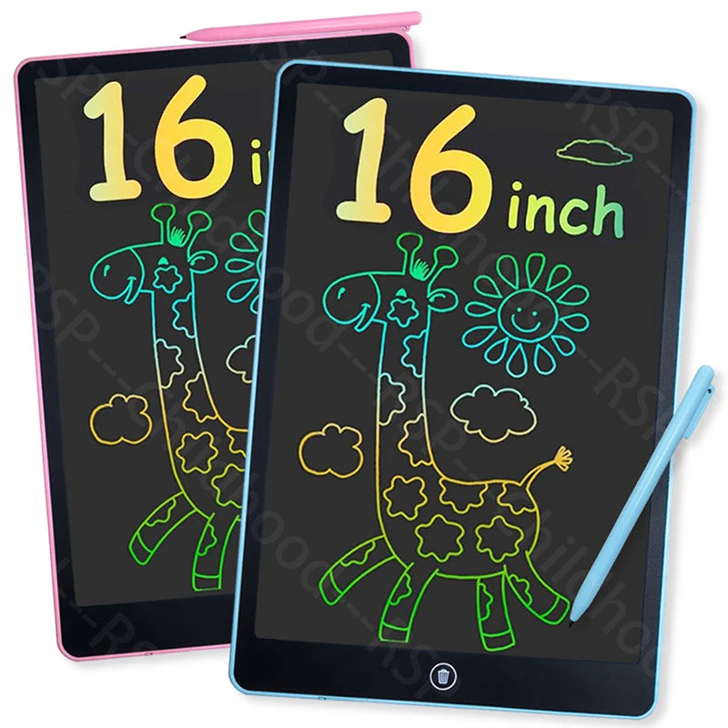 Tableta LCD multicolor de escritura de 16 pulgadas