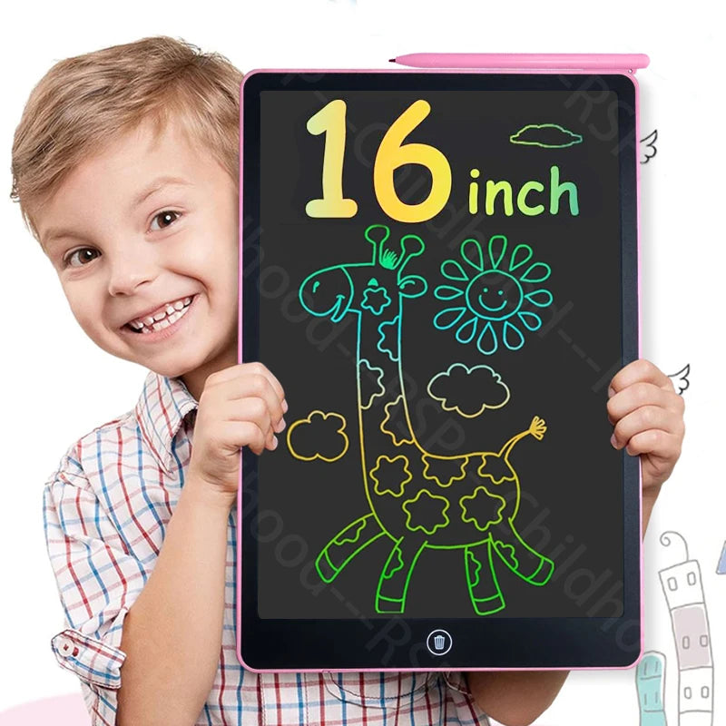Tableta LCD multicolor de escritura de 16 pulgadas