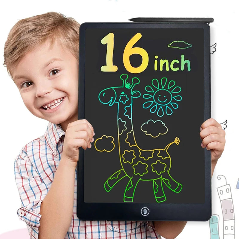 Tableta LCD multicolor de escritura de 16 pulgadas