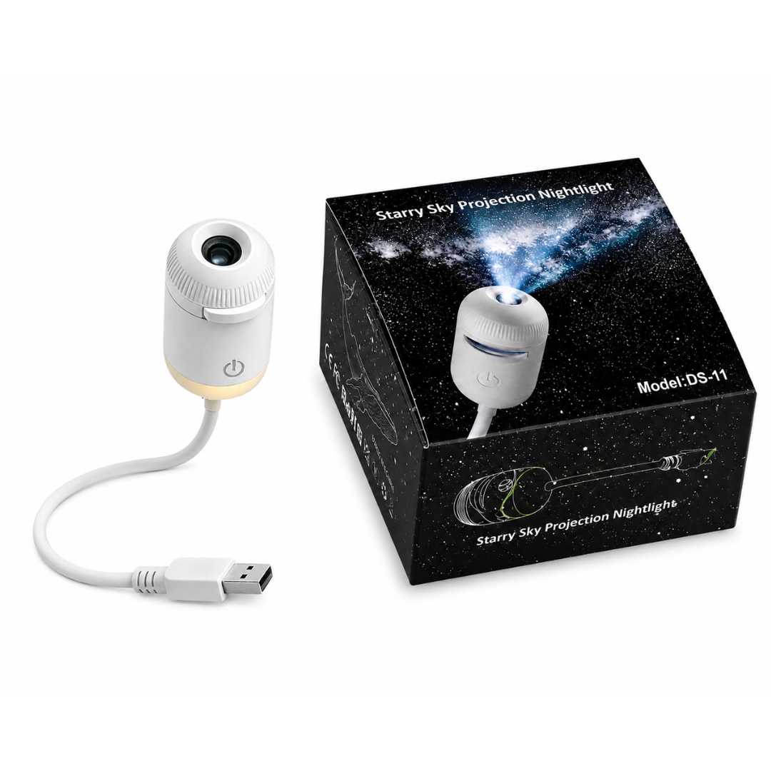 Mini Proyector Galaxia LED 2 en 1 (6 imágenes)