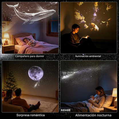 Mini Proyector Galaxia LED 2 en 1 (6 imágenes)