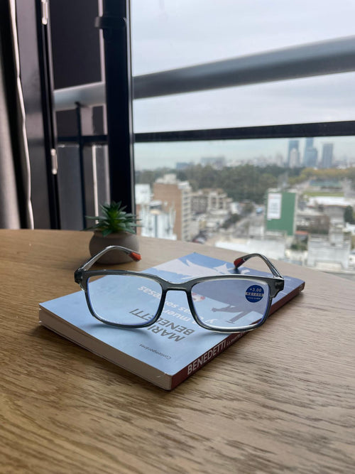 Lentes de lectura unisex anti luz azul +1.0